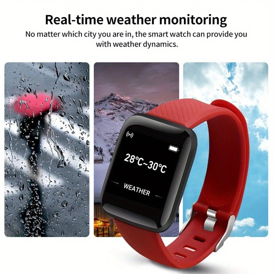 **Smartwatch für Damen und Herren – Intelligente Armbanduhr mit Nachrichtenfunktion und Fitness-Tracker, kompatibel mit Android und iOS, ideales Geburtstagsgeschenk**