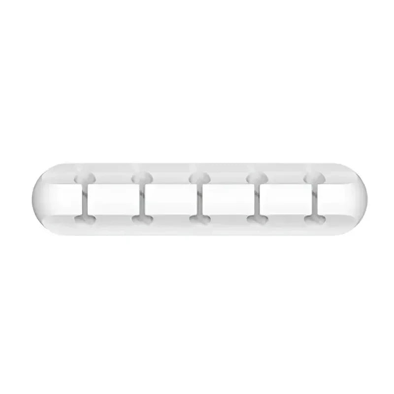1 Stück Kabelorganizer mit mehreren Rillen zur einfachen Organisation von Kabeln und Leitungen. Ideal für Schreibtische, Zuhause, Büro und Nachttische.